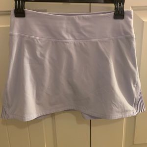 lululemon lilac play off the pleats skirt (size 4)